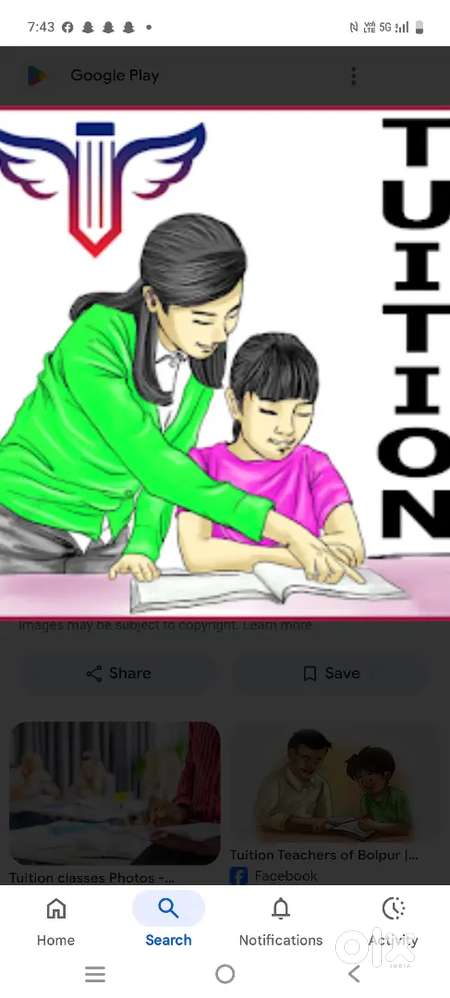 I'm a tution teacher..to study  nursery to 5th class