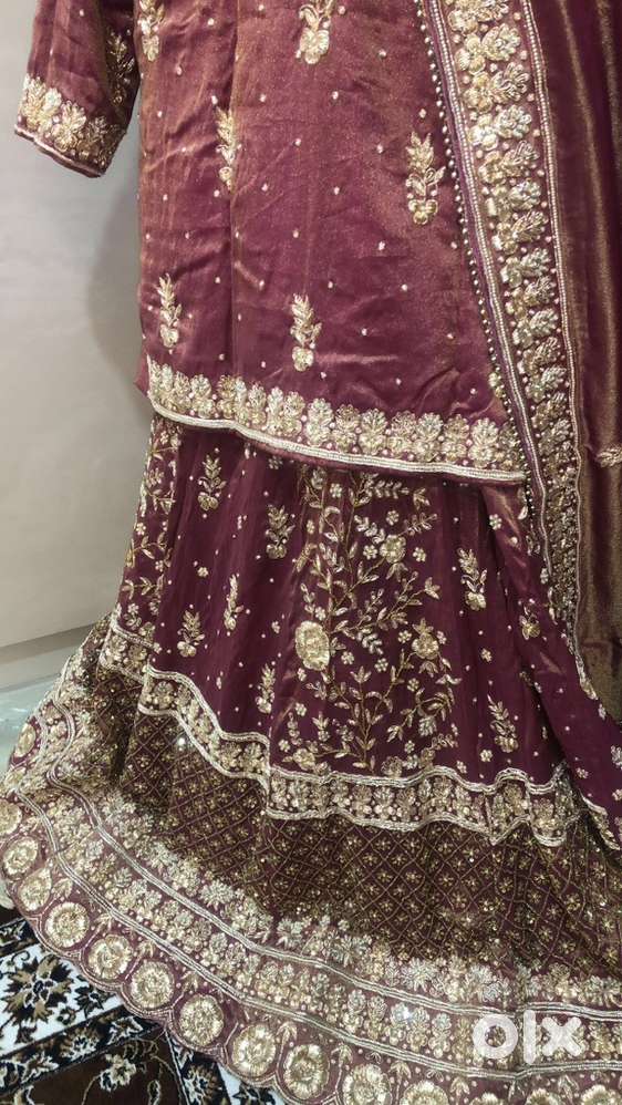 Lengha  kurti rajputi look