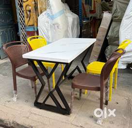 Hotel dining table and chairs