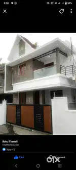 3 cent  plot with 1450 sqft.  3 bhk house for sale at Udayamperoor
