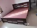 Supreet furniture Brand New Assam teak wood and play bord cot
