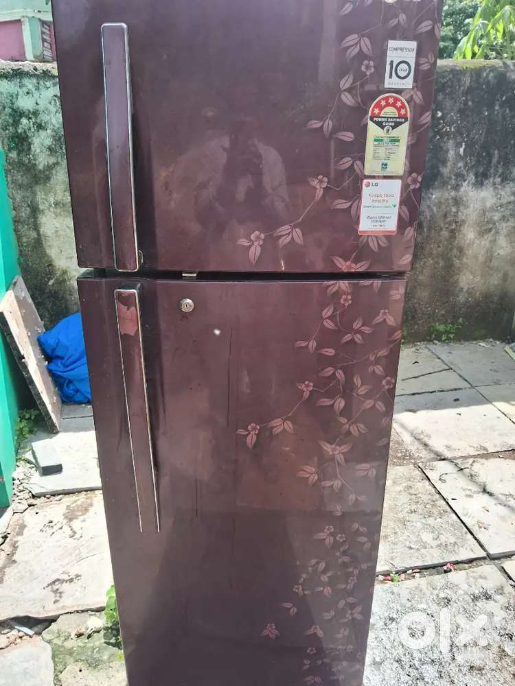 Lg refrigerators 350lts running condition 3star double door