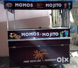 momos and mojito Food Cart full setup