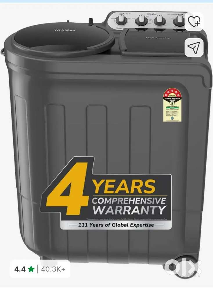 Whirlpool washing Machine semi automatic