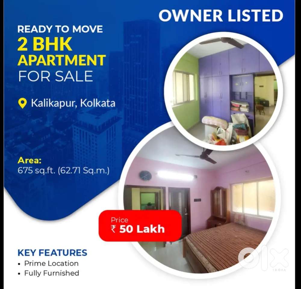 2 BHK READY TO MOVE FULL FURNISHED FLAT SELL