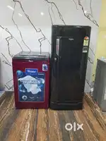 Whirlpool lastest model single door refrigerator and washing machine