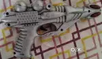 Vintage Silver Space Ray Toy Battery Operated 40 year old working