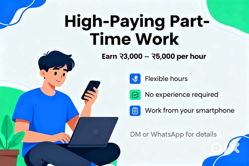 Part time job for young males and females