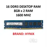 16GB RAM SET 8GB x 2 DDR3 1600 MhZ