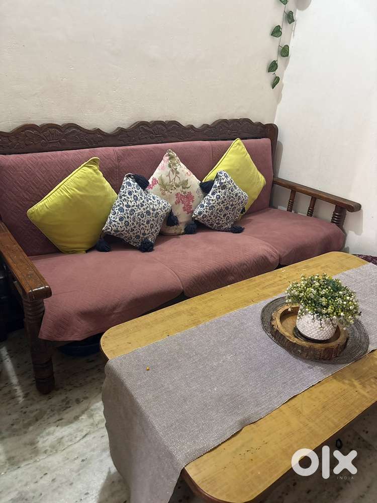 3+1+1 sofa set with dinning table