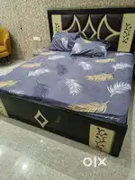 Double Bed with spring mattress