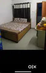 2bhk furnished flat available on rent saket square indore