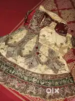 Cream Bridal Lehenga – Elegant & Dazzling