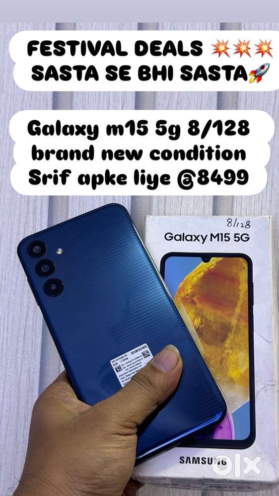 GALAXY M15 5G 8/128 MINT CONDITION
