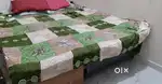 2 Beds with 2 mattress, 1 study table, 1 wardrobe