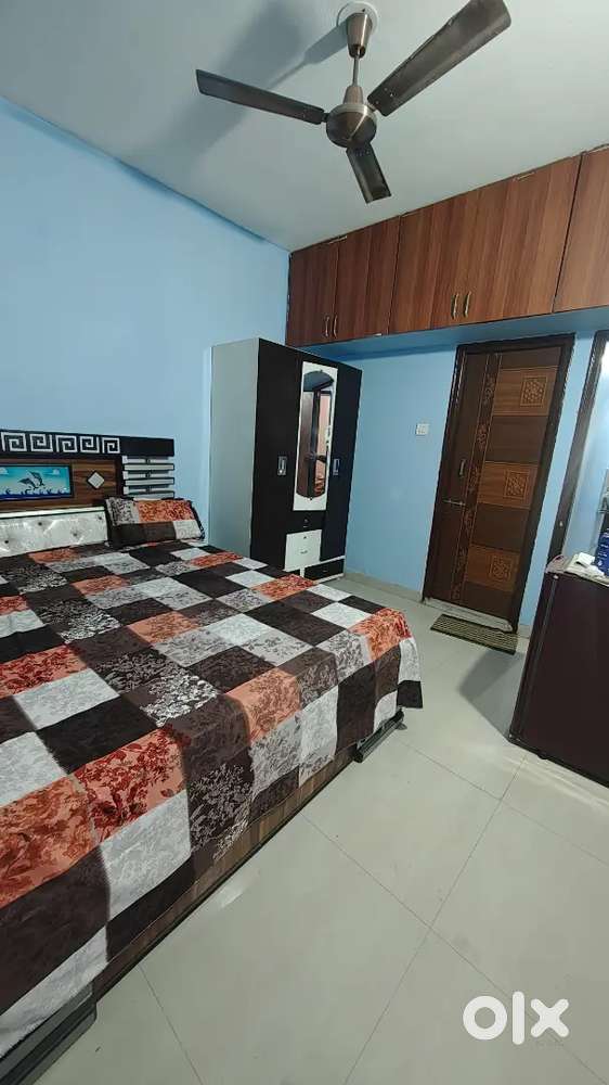 1 bhk furnished flat available on rent near I bus stop
