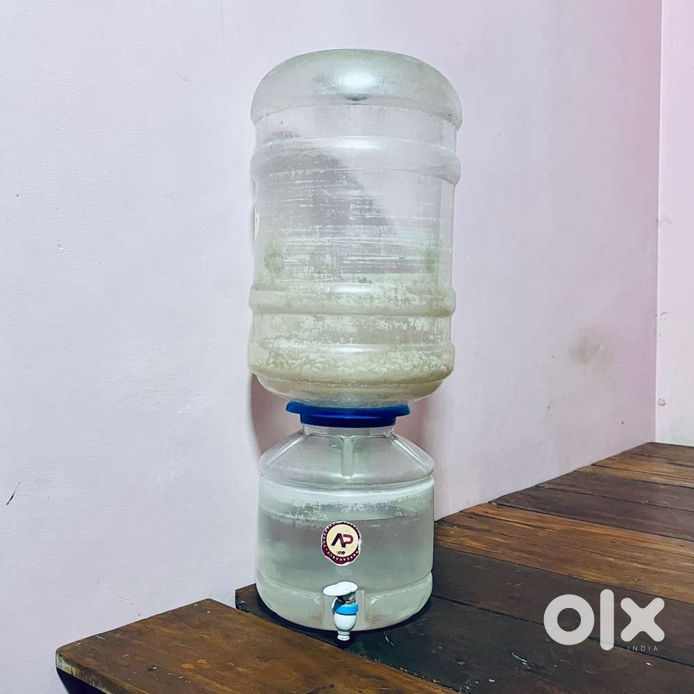 Transparent Water Dispenser Bottle Set