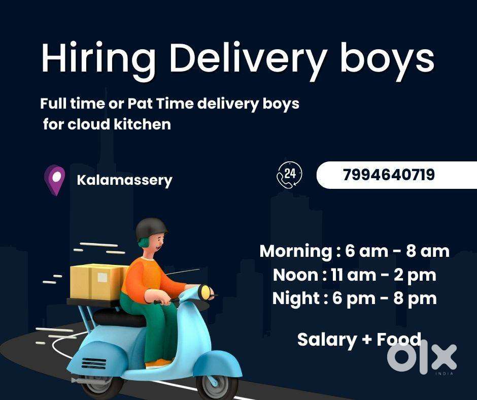 Delivery boy at Kalamassery - Full time / Part time -