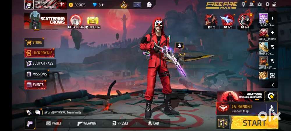 All evo and red Crriminal collection