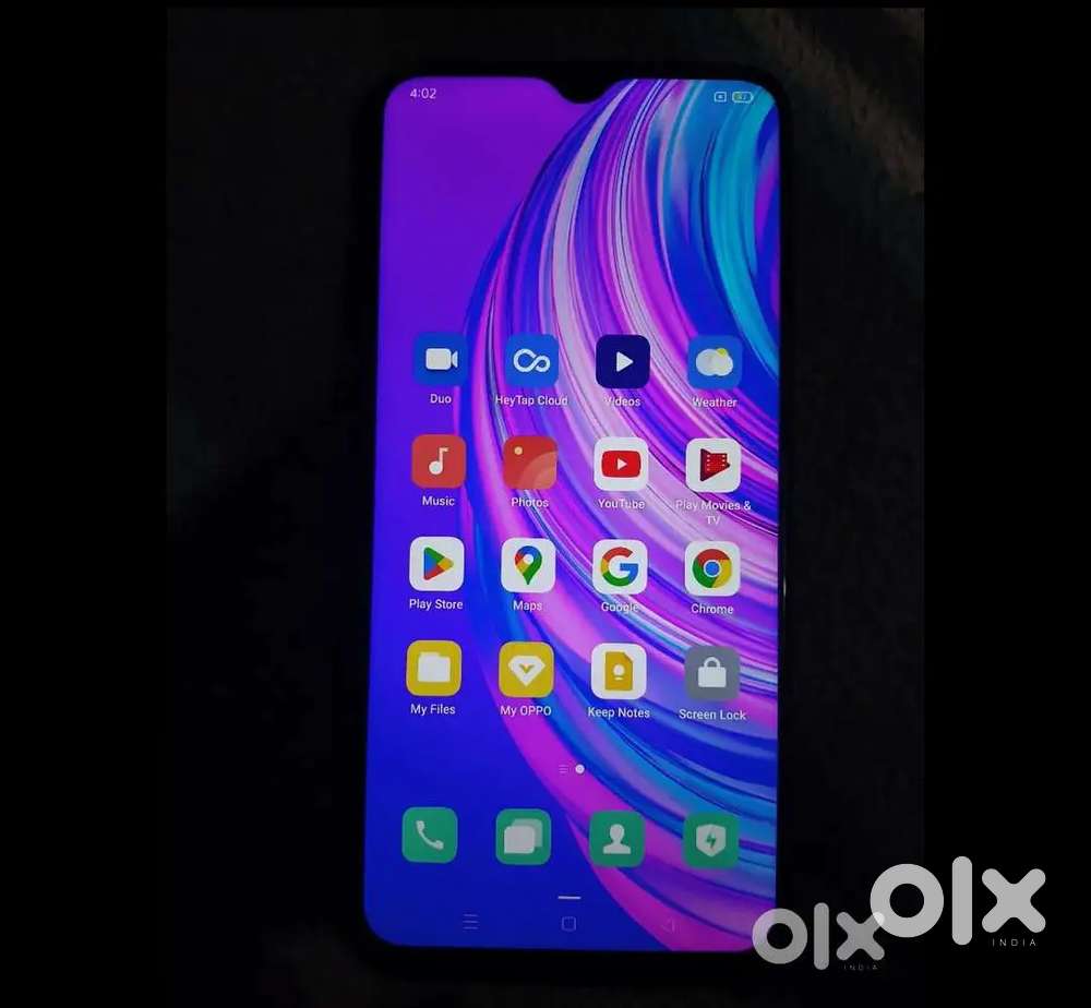 Oppo A9 4 gb ram

128 gb storage