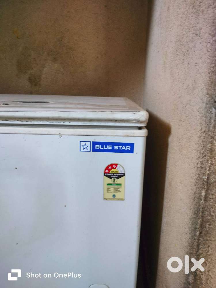 BLUE STAR DEEP FRIDGE  3star rating MODAEL 2025