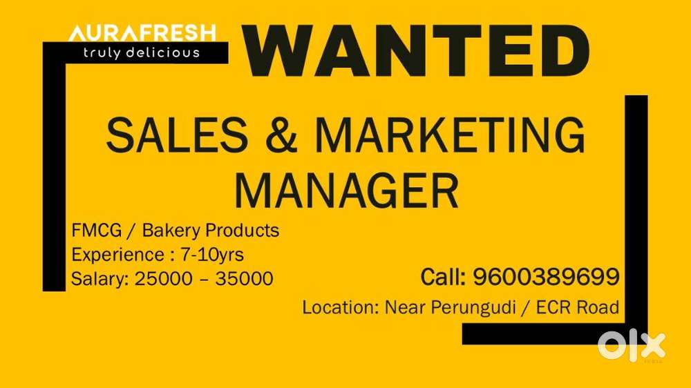 FMCG Marketing Manager