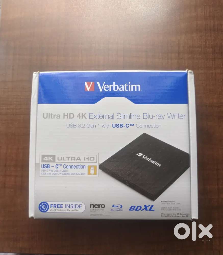 Verbatim 43888 Ultra HD Bluray
4K player External