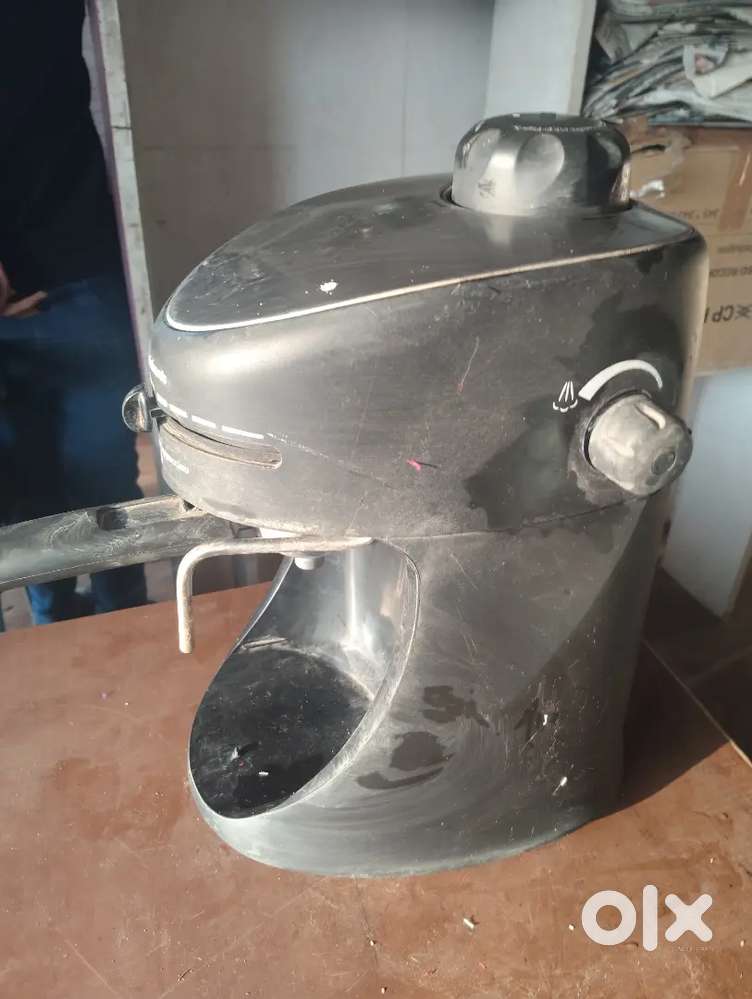 Working coffee machine