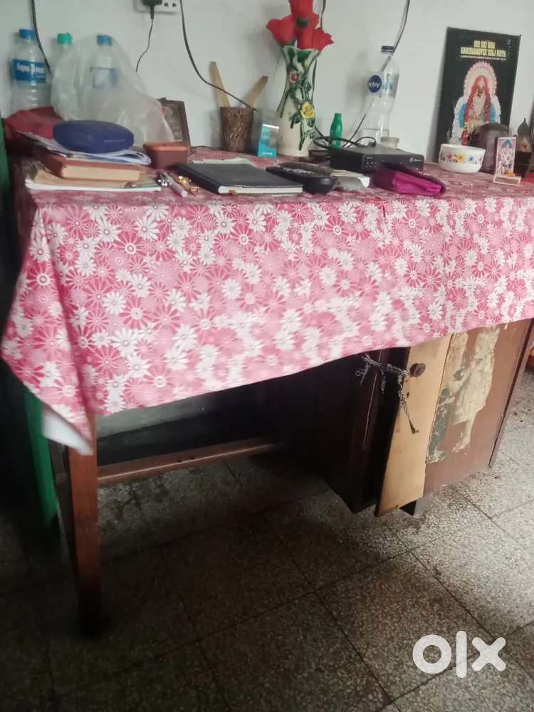 Old wooden table