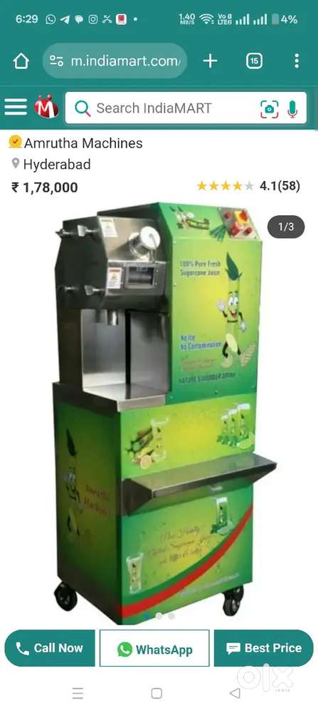 Brand New Automatic Cane Juice Machine For Sale