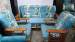 Brand new 3+1+1 wooden sofa set on wholesale price cod available