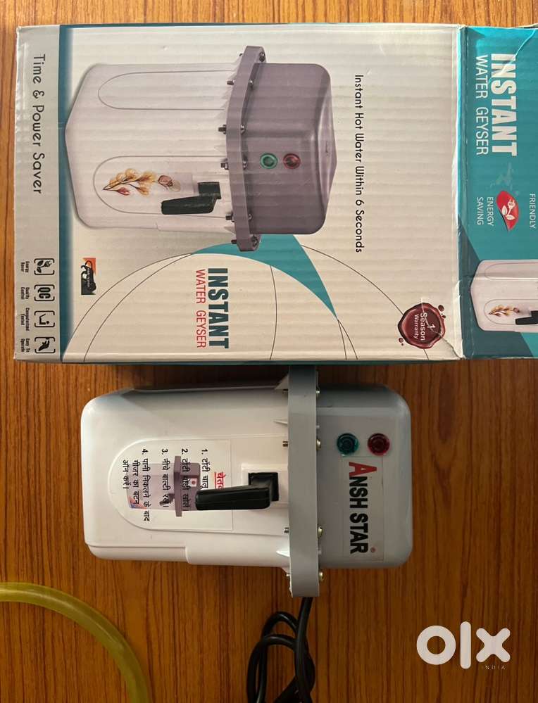 Instant water geyser brand new