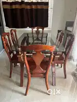 Malaysian wood dining table.