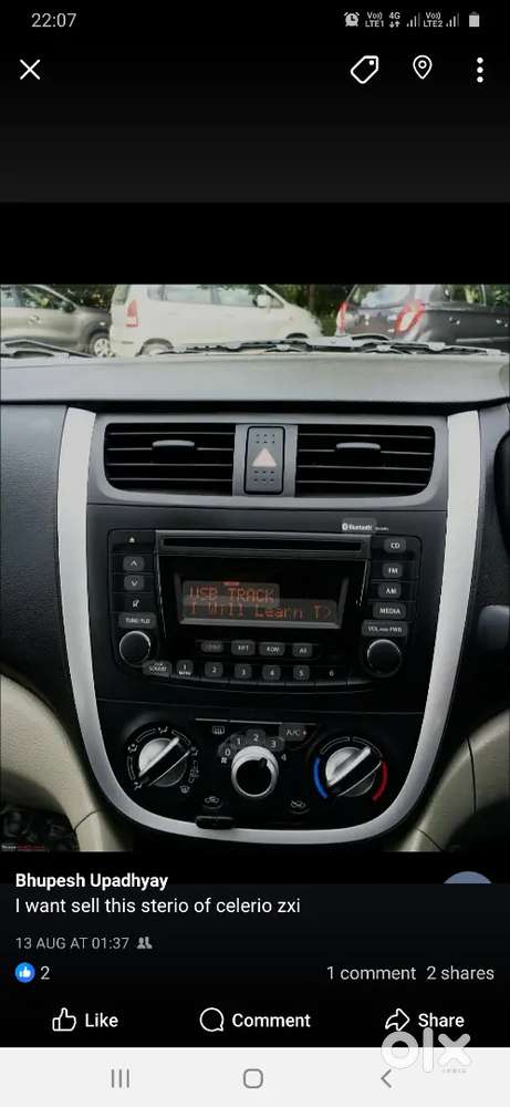 Celerio car ka sterio sell krna hai  kimat 5000 only