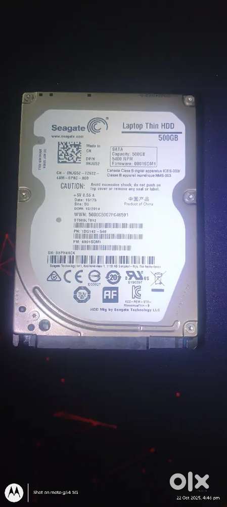 Seagate Laptop thin HDD 500gb
