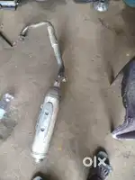 Pulsar 220 silencer front weel