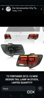 Fortuner type 2 New style led tail lamps Dodge style