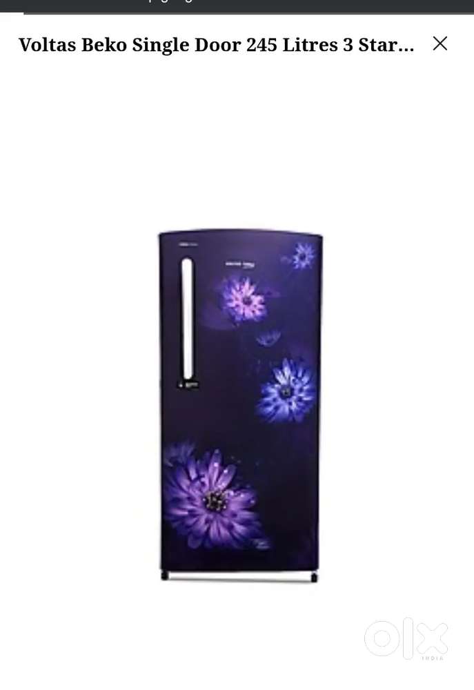 3monthsold Voltas Beko 245 L Direct Cool Single Door 3 Star Fridge