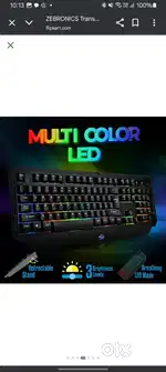 Gamming keyboard brand (new) with box