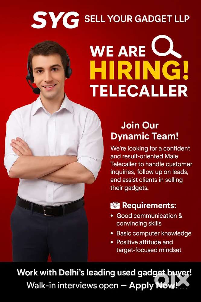 Hiring: Telecaller (Tech Enthusiast Preferred)