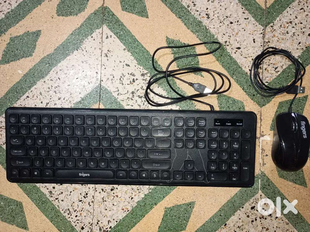 Wired mouse and keyboard
