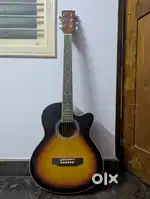 Chateau Guitar - Orange & Black  ಸನ್‌ಸೆಟ್ ಕಿತ್ತಳೆ ಗಿಟಾರ್ & ಕಪ್ಪು