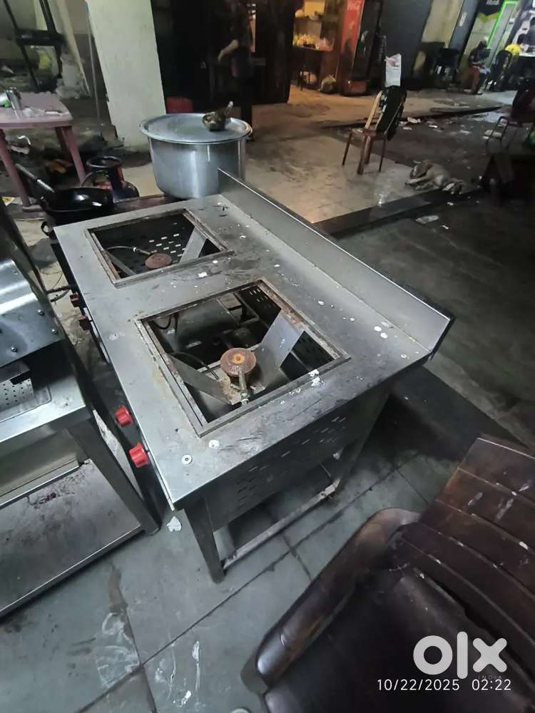 New 2 piece restaurant burner