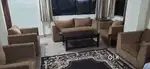 3 seater sofa with 4 sofa chairs and center table for sale