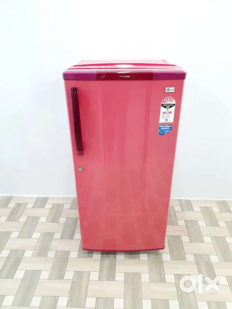 “LG Single Door Refrigerator–Red Colour, Direct Cool, Energy Efficient