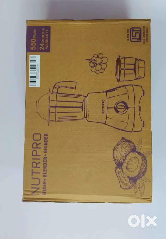 Nutripro mixer grinder brand new Pic 500w With 2 jars
