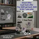 AIRTEL DTH ! TATÀ ! SUNDIRECT ! PLÀY ! DISHTV ! VIDEOCON D2H ! LED TV