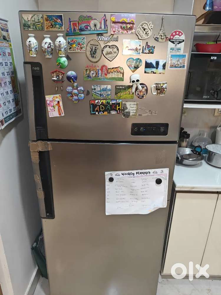Whirlpool 425L double door frost free fridge perfect working condition