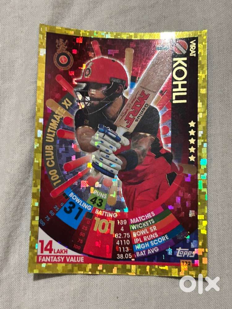 Collectable cricket attax