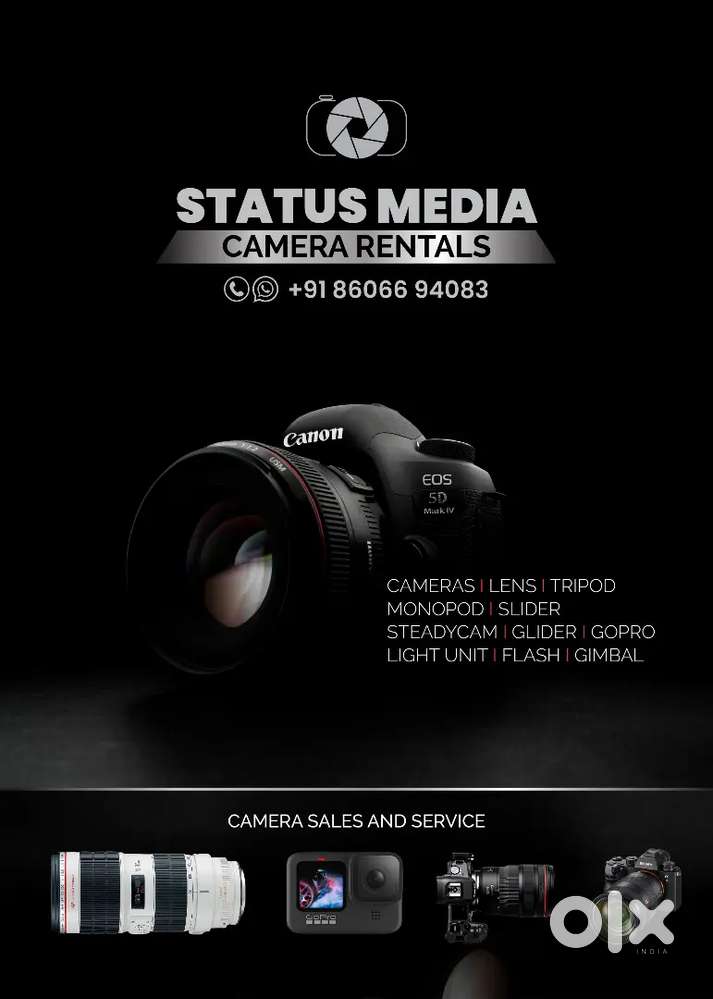 Sony canon nikon dslr slr camera for rent.